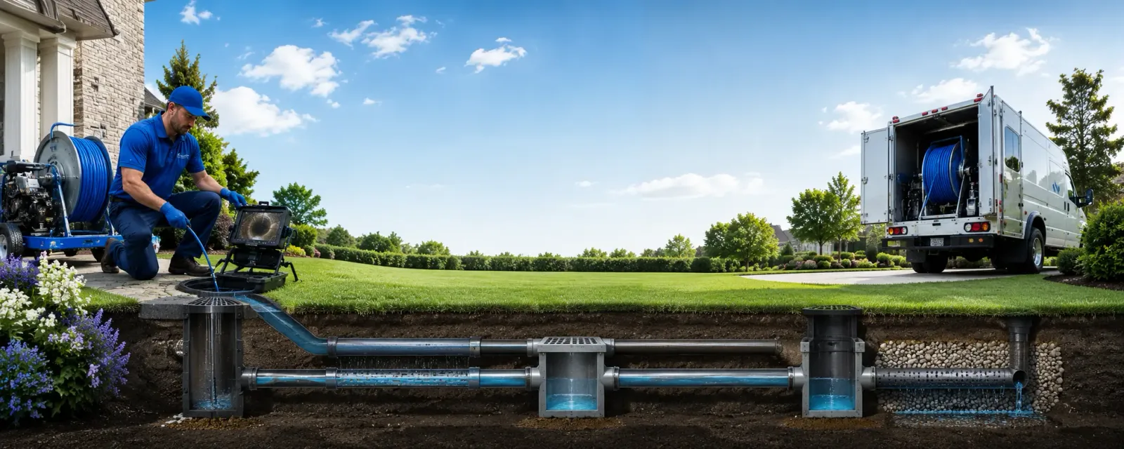 Outdoor drain cleaning information for Anacoco, LA